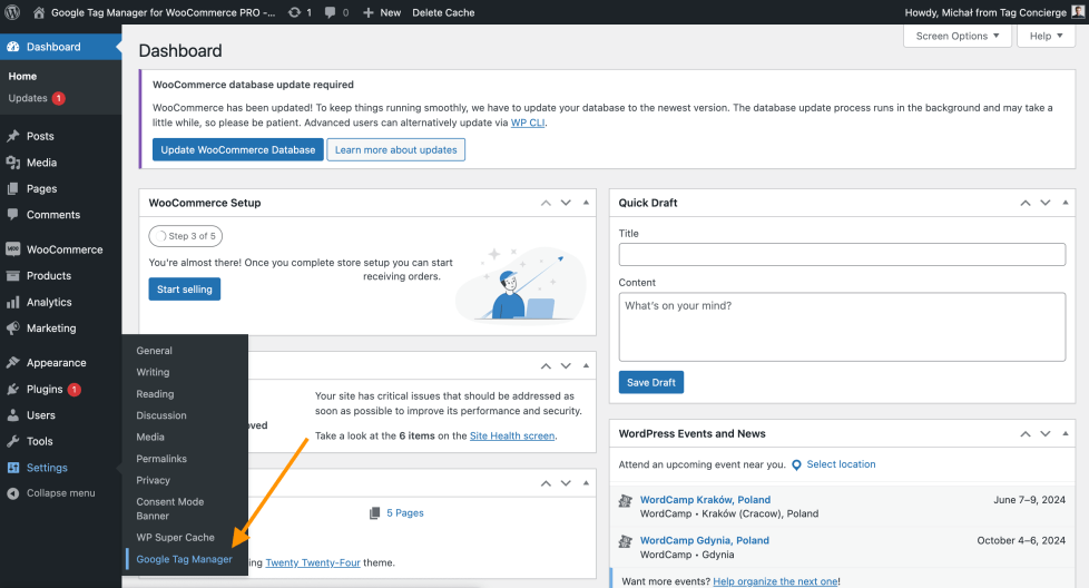 Otimizando o Desempenho do WordPress com Google Tag Manager