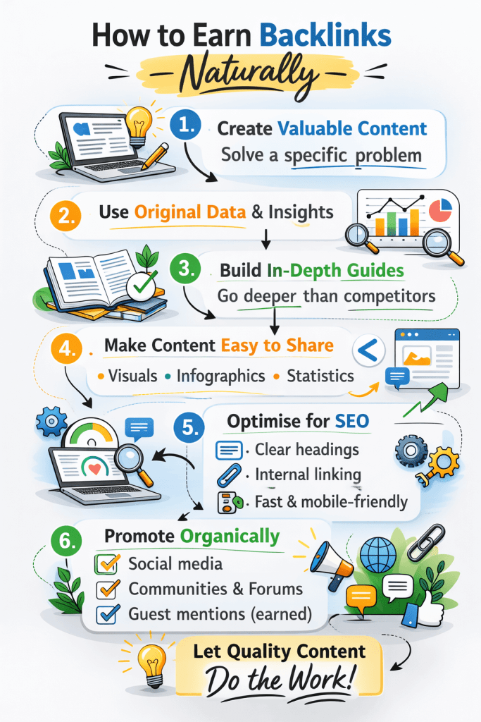 Como ganhar backlinks naturalmente