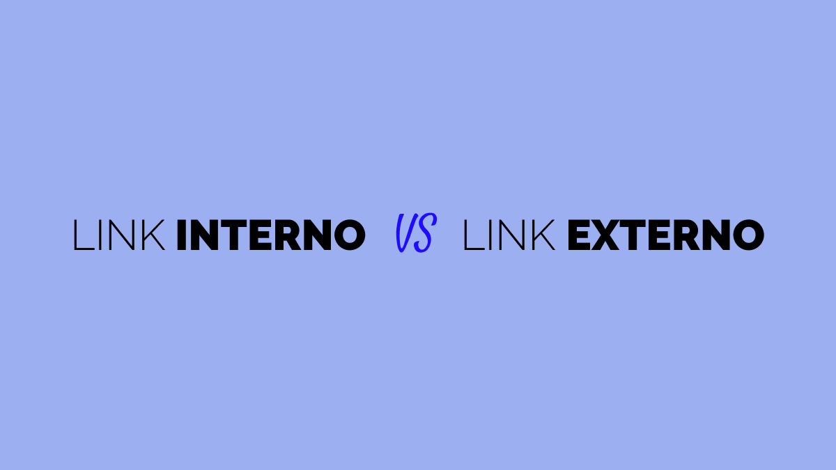 Diferença entre link interno e externo