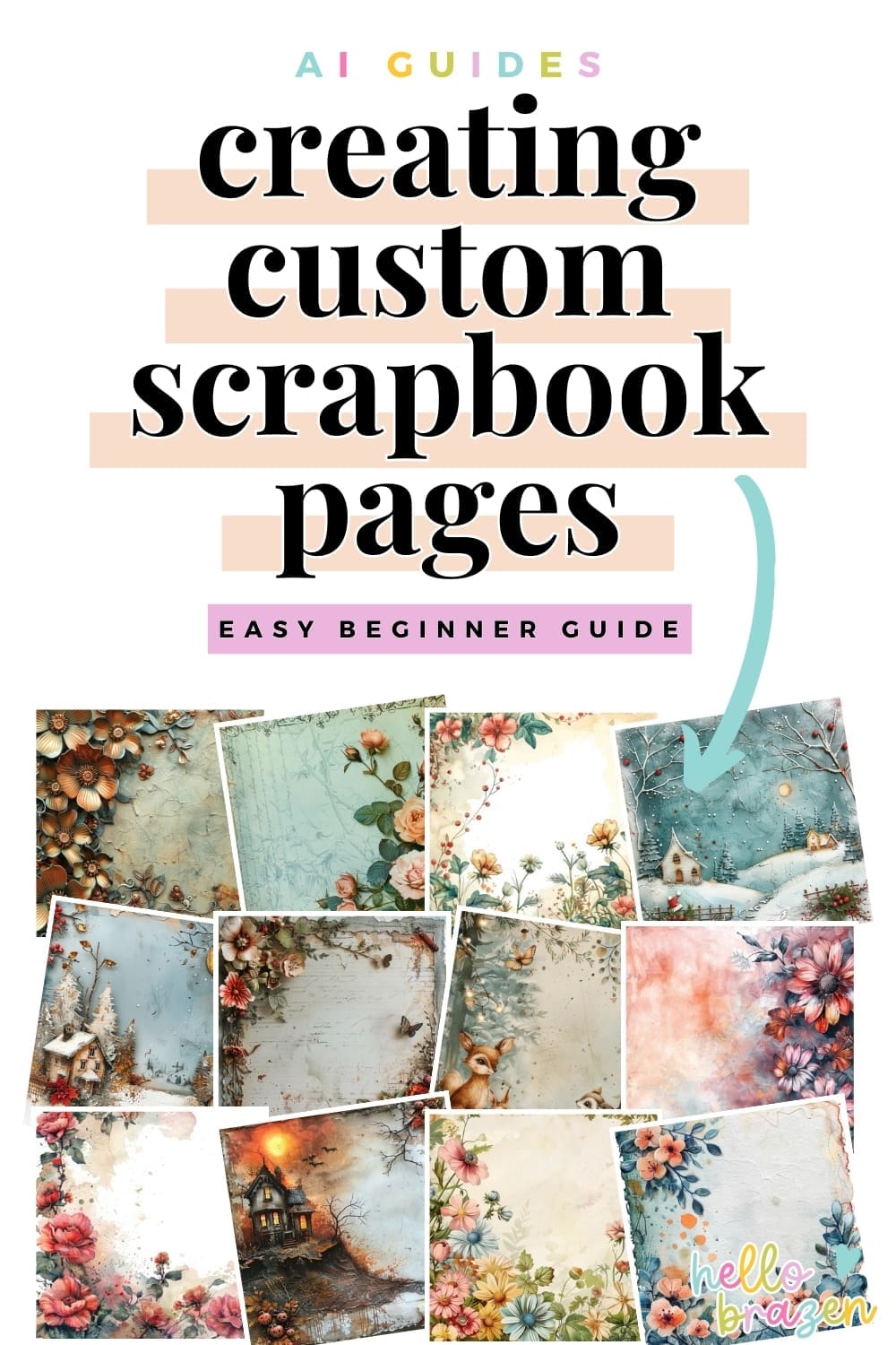 Guia Completo: Prompts para Criar Papéis de Scrapbook no Midjourney