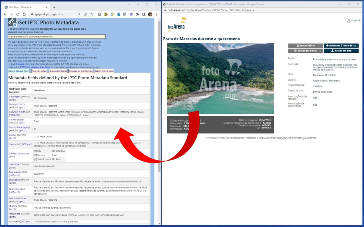 Proteja Suas Fotos: Como os Metadados IPTC Garantem Seus Direitos Autorais
