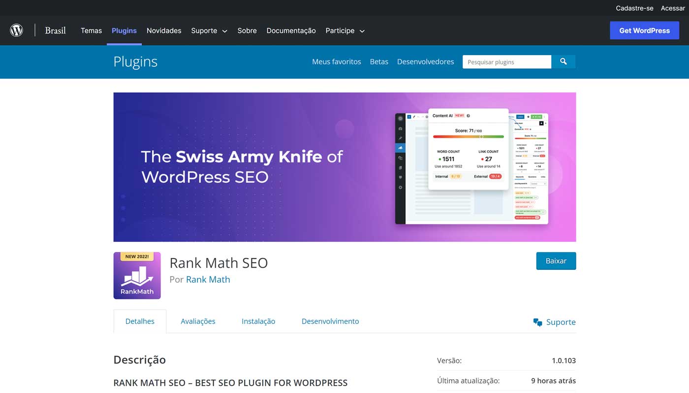 Rank Math vs Yoast: Qual o Melhor Plugin de SEO para WordPress?
