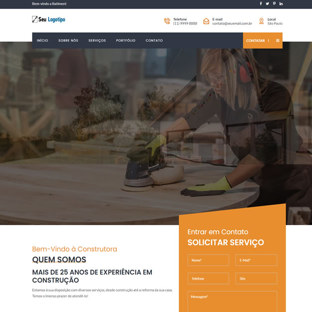 Melhores temas WordPress para arquitetos