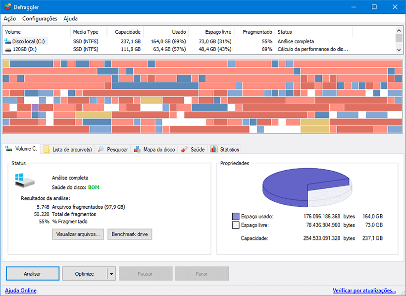 O que é a fragmentação de cache
